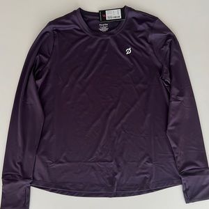 (NWT) Peloton Warm Up Long Sleeve Performance Tee Size Extra Large Purple